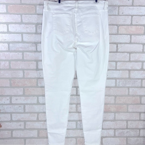 J. Crew NWT High Rise Toothpick Skinny Jeans in White Size 35T - Picture 6 of 11